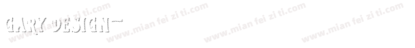 gary design字体转换